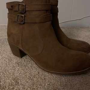 brown booties